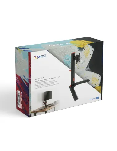 TooQ DB1401TN-B Soporte de Mesa Gaming para Pantalla 17 - 32" Máx 8Kg Negro