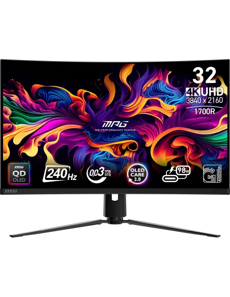 MSI MPG 321CURX QD-OLED 31.5" QD-OLED UltraHD 4K 240Hz Curva USB-C