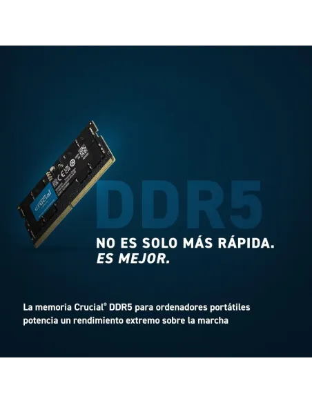 Crucial CT32G56C46S5 DDR5 32GB 5600MHz CL46 Negra