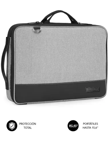 Subblim SUB-LS-2AS0001 Maletín para Portátil de hasta 14" Gris