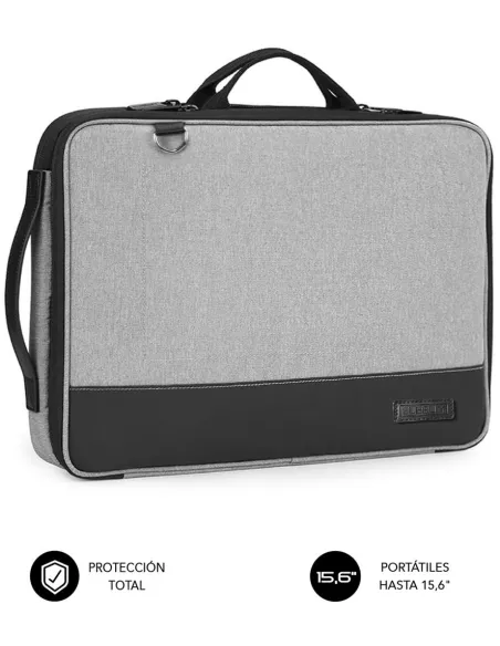 Subblim SUB-LS-2AS0001 Maletín para Portátil de hasta 14" Gris
