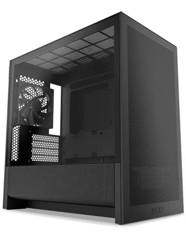 NZXT H3 Flow BK Midi Tower Cristal Templado USB 3.2 Negro