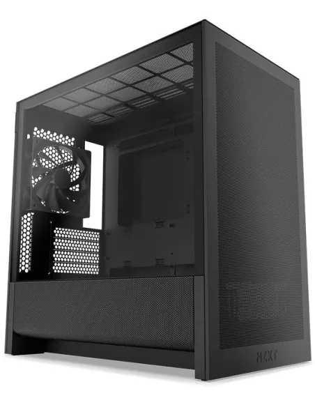 NZXT H3 Flow BK Midi Tower Cristal Templado USB 3.2 Negro