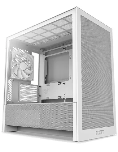 NZXT H3 Flow WH Midi Tower Cristal Templado USB 3.2 Blanco