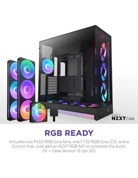 Torre NZXT H9 Flow RGB+ BK