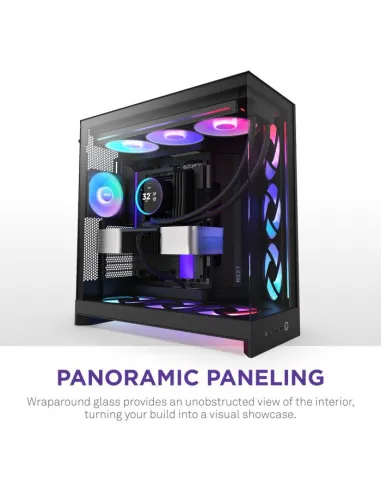 Torre NZXT H9 Flow RGB+ BK