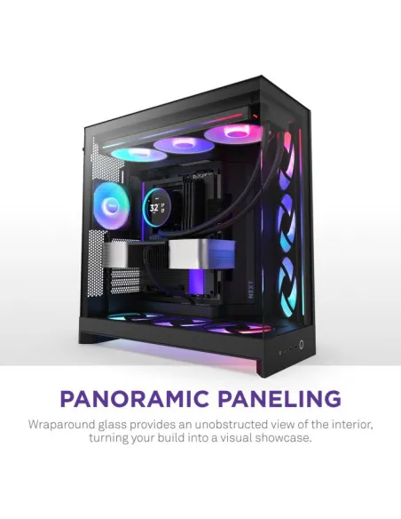 Torre NZXT H9 Flow RGB+ BK