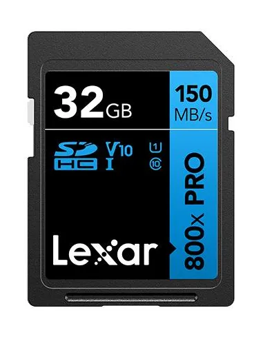 Lexar HighPerformance 800xPRO 32GB SDHC UHS-I Clase 10