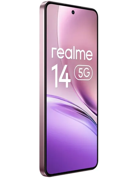 Smartphone Realme 14 5G 12/256GB Rosa + Cargador 45W