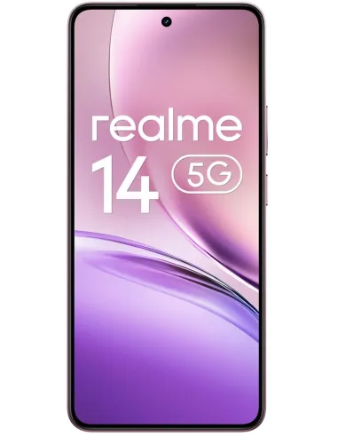 Smartphone Realme 14 5G 12/256GB Rosa + Cargador 45W