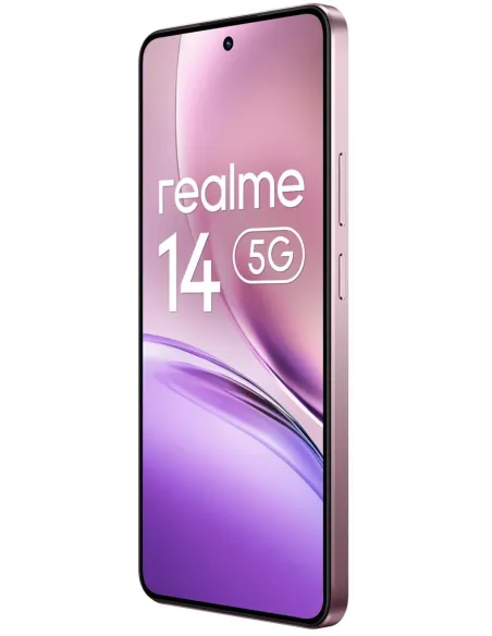 Smartphone Realme 14 5G 12/256GB Rosa + Cargador 45W