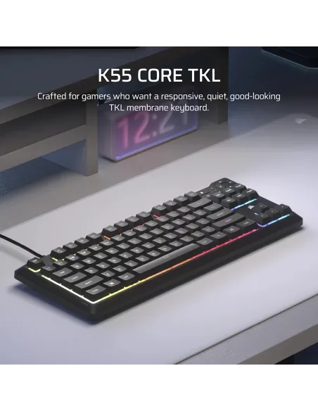 Teclado Corsair K55 Core TKL CH-9216065-ES