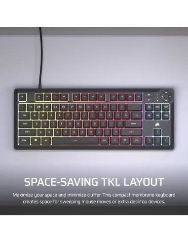 Teclado Corsair K55 Core TKL CH-9216065-ES