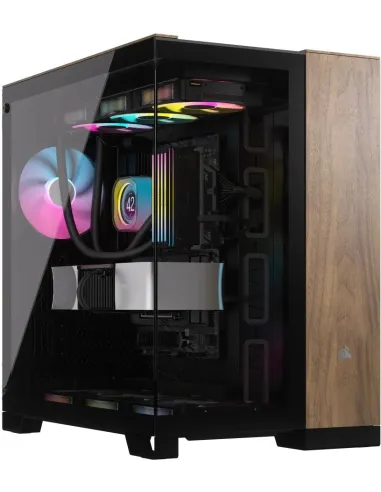 Corsair CC-9011282-WW Midi Tower Cristal Templado RGB USB 3.2 Negro