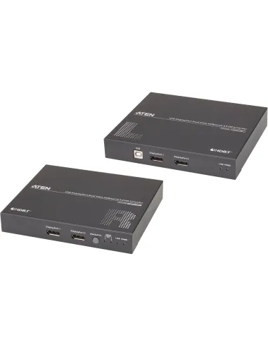 Aten CE924-AT-G Extensor KVM USB/DisplayPort Negro