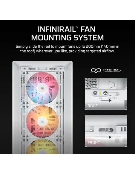 Torre Corsair FRAME 5000D RS ARGB White