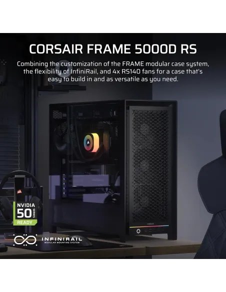 Torre Corsair FRAME 5000D RS Black