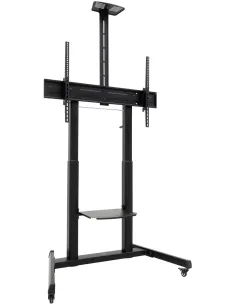 TooQ FS20406HM-B Soporte de Suelo de Monitor/TV de 60-100"  Peso Máx. 130KG Negro-AISATV0434