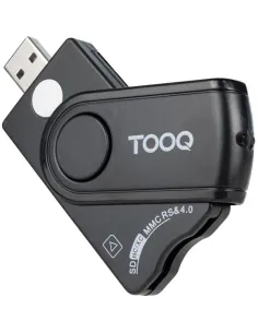 TooQ TQR-3012B Lector DNIe SIM USB-A Negro-FLTLCH0047