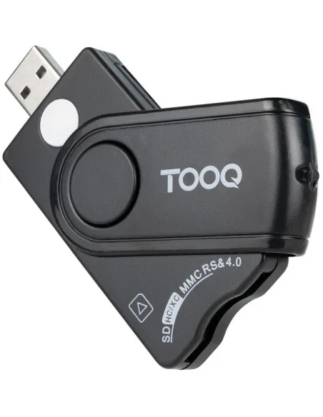 TooQ TQR-3012B Lector DNIe SIM USB-A Negro