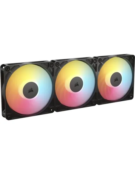 Corsair RS120-R ARGB Pack 3 Ventiladores de Flujo Inverso 120mm PWM Negro