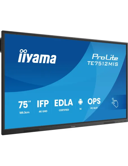 Pantalla Interactiva Iiyama TE7512MIS-B4AG