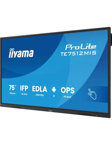Pantalla Interactiva Iiyama TE7512MIS-B4AG