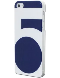 Wazzabee WBSB-5S-BL Funda de Smartphone iPhone 5 Azul y Blanca-36766