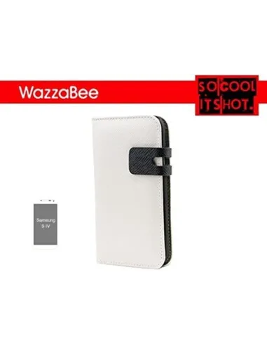 Wazzabee WB-S4-WP-WH Funda para Smartphone Samsung S IV Blanco