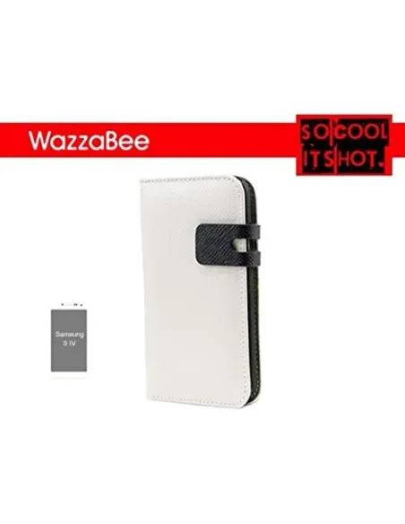 Wazzabee WB-S4-WP-WH Funda para Smartphone Samsung S IV Blanco