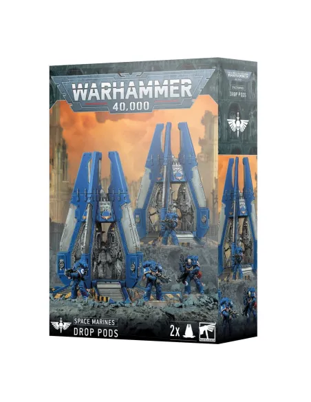 Space Marines Drop Pods