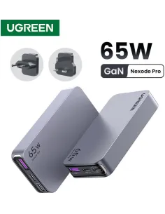 Ugreen Nexode Pro 65W Cargador de Móvil GaN Gris-1399558