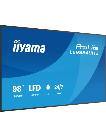 Pantalla Interactiva Iiyama LE9864UHS-B1AG