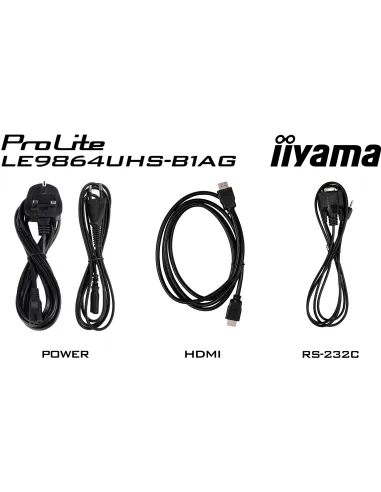 Pantalla Interactiva Iiyama LE9864UHS-B1AG