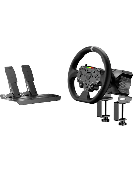 Moza Racing RS074 Volante y Pedales Bluetooth para PC Negros