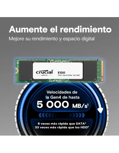 Disco Duro SSD Crucial E100 CT2000E100SSD8