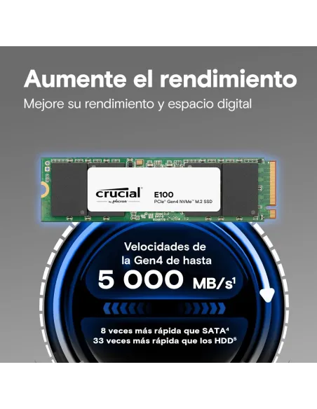 Disco Duro SSD Crucial E100 CT2000E100SSD8
