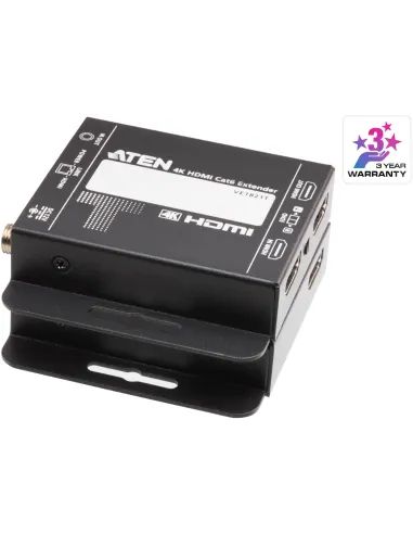 Aten VE1821-AT-G Extensor HDMI por RJ-45 4K UHD Negro