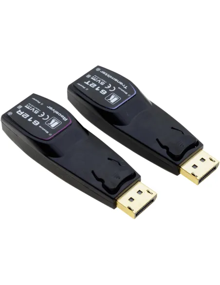 Kramer 612RTSET Transmisor y Receptor de Señales AV DisplayPort Negro