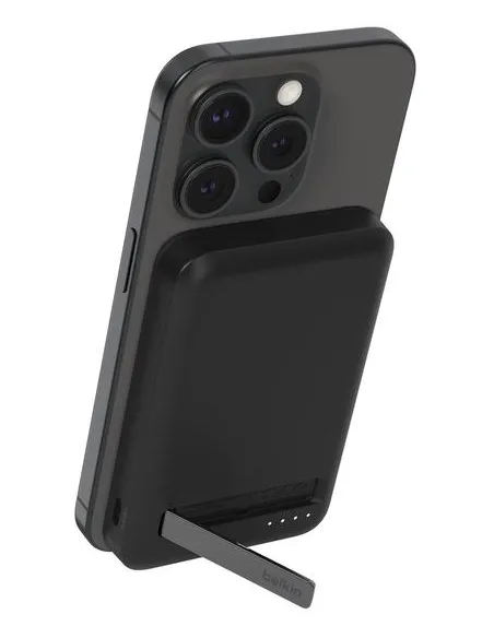 Belkin 5K Qi2 Magsafe Powerbank Kickstand Negro