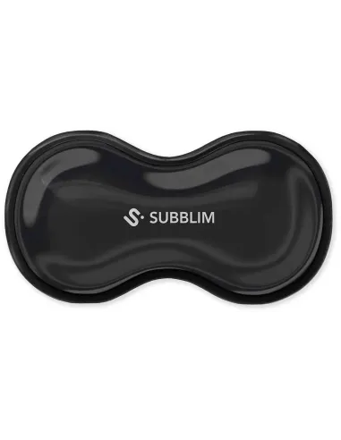 Subblim Ergo Crystal Flex Mouse Wrist Black Reposamuñecas de Ratón Negro