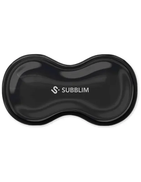 Subblim Ergo Crystal Flex Mouse Wrist Black Reposamuñecas de Ratón Negro