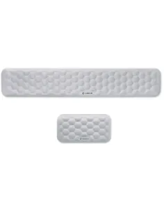 Subblim Pack Ergo Airpadding Silver Reposamuñecas para Teclado y Ratón Blancos-1401016