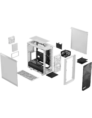 Torre Fractal Design Meshify 2 Compact Lite White