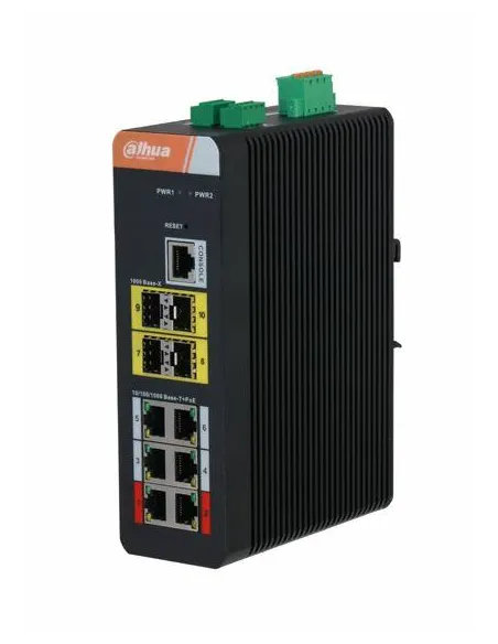Dahua DH-IS4410-6GT-120 Switch Gestionado L2 6 Puertos PoE