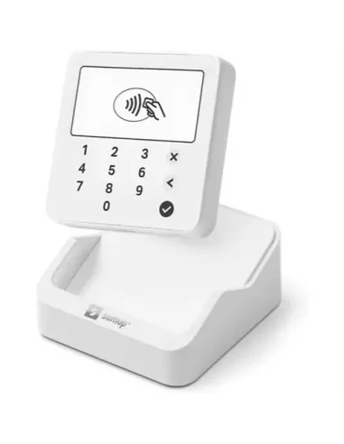 SumUp Solo Lite BUN-SUL-004 Datafono con Base de Carga Blanco