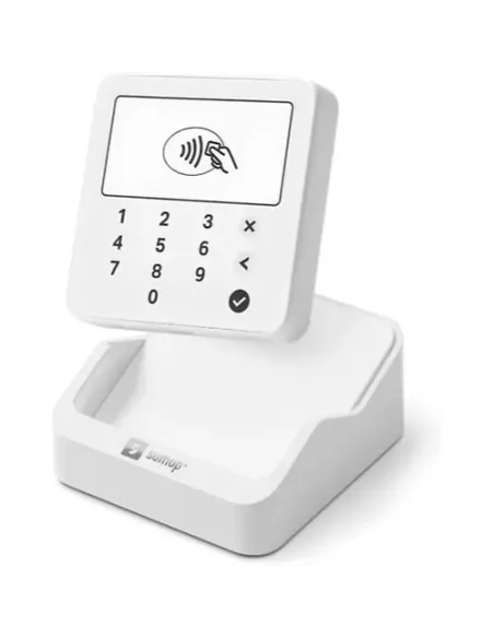 SumUp Solo Lite BUN-SUL-004 Datafono con Base de Carga Blanco