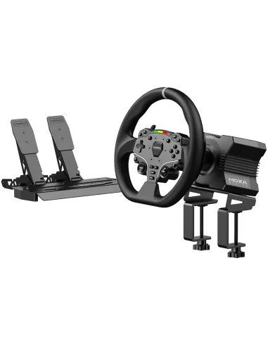 Moza R5 Racing Bundle Volante y Pedales para PC Negras