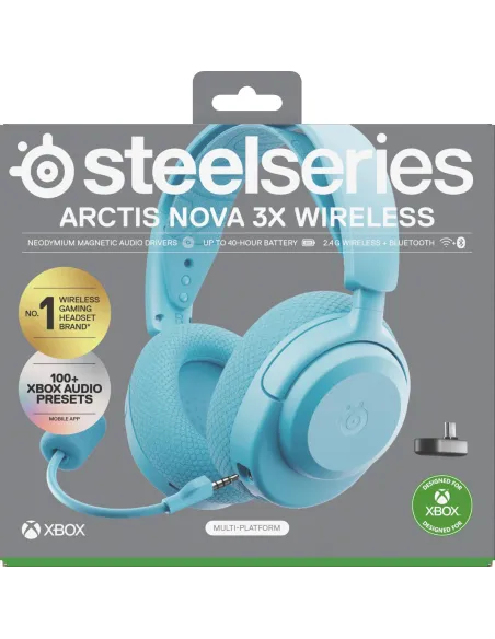 Auriculares Steelseries Arctis Nova 3X Aqua