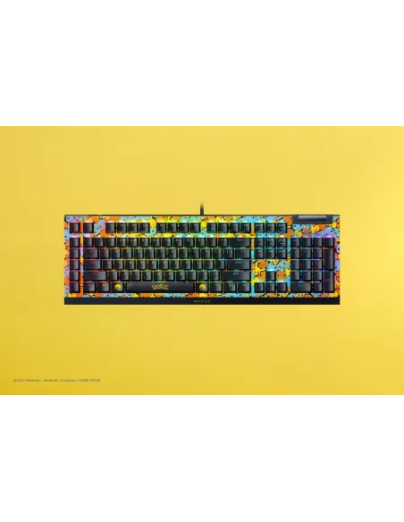 Teclado Razer BlackWidow V4 X Pokémon Kanto Starters Edition